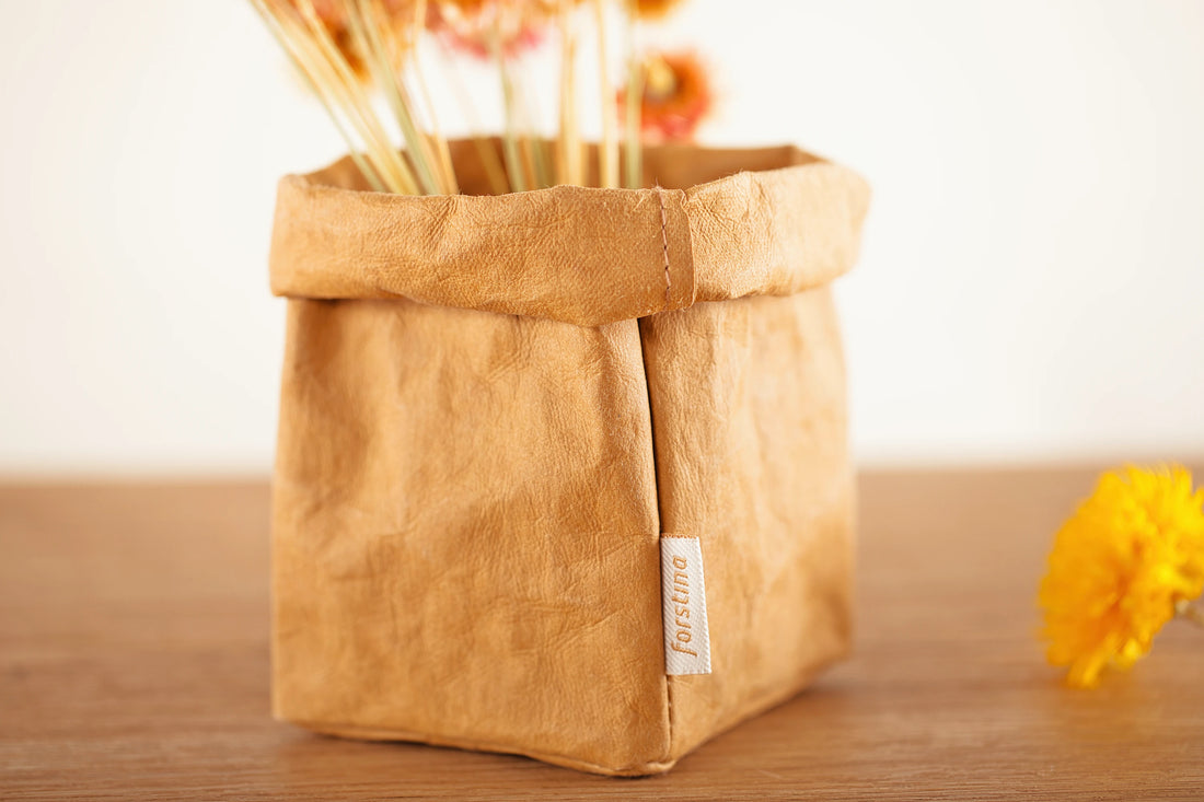 Sustainable Living with Washable Leather Paper Bags: A Practical Solution for Environmental Conservation